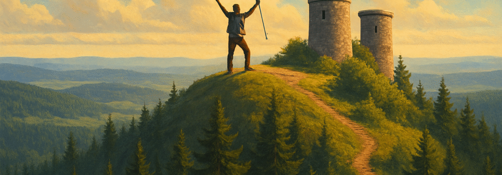 519 Meter Glück: Das Gipfelgefühl am Knollen