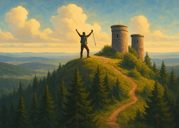 519 Meter Glück: Das Gipfelgefühl am Knollen